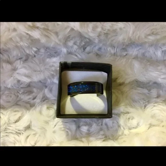 Hieroglyphic Electric Blue Black SS Band - Picture 10 of 15